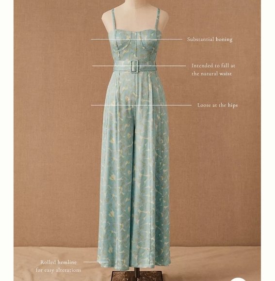 New BHLDN x Free People Elyssa Jumpsuit NEW - Picture 6 of 7